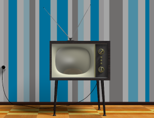Visuel d'une télévision ancienne