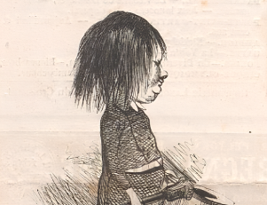Portrait-charge de Balzac